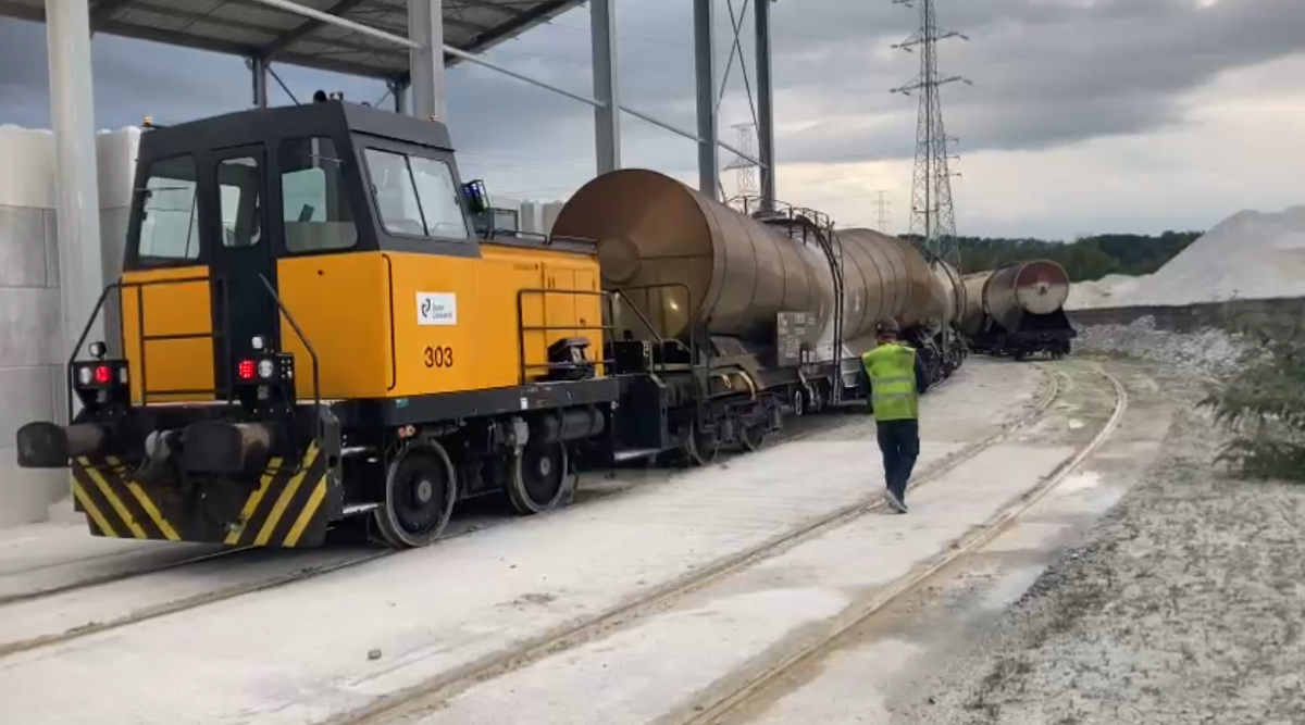 Retrofit industriële locomotief