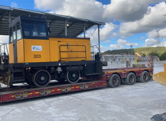 Retrofit industriële locomotief